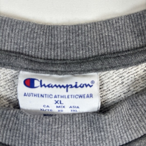 Notre Dame Sweatshirt Womens XL Gray NCAA Football Champion Fighting Irish - Picture 3 of 8